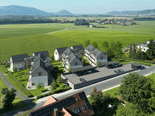 Baustart erfolgt! GRÜN SOWEIT DAS AUGE REICHT! Balkonwohnung mit Weitblick Nähe Leibnitz!