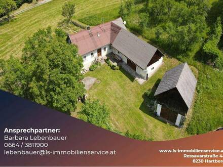 Ein Paradies für Selbstversorger: Wohnhaus mit herrlicher Aussicht und Ruhe pur im Naturpark Pöllauer Tal