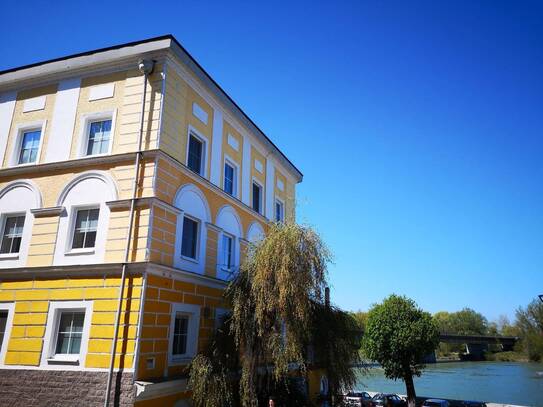 Single - Wohnung mit Blick auf den Inn in Obernberg am Inn (direkt gegenüber von Bad Füssing) provisionsfrei zu vermiet…