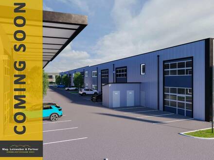 COMING SOON! Betriebs-/Produktions- und Lagerhallen mit Büroflächen von 50 - 250 m² Fläche in Regau, Nähe Himmelreichkr…