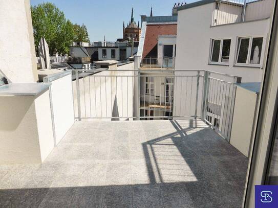 Provisionsfrei: Klimatisierte 84m² DG-Wohnung + Terrasse und Einbauküche - 1070 Wien