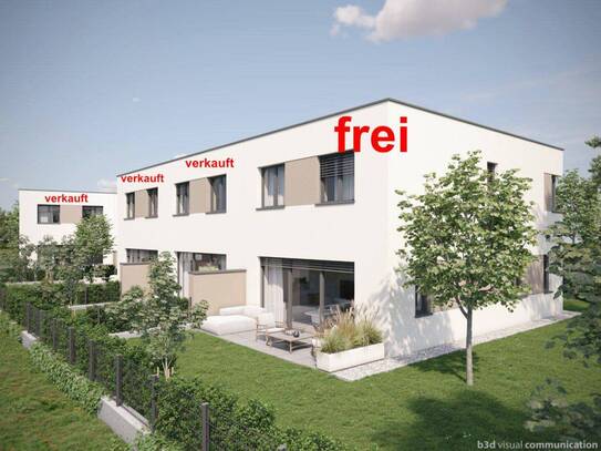 Top 7 Eckreihenhaus in Enns: 5 Zimmer, Terrasse, Eigengarten, PV- Anlage, schlüsselfertig!