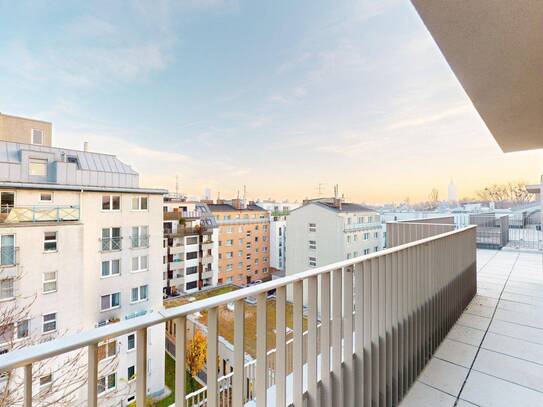 orea | Luxuswohnung mit riesiger 72 m² Terrasse in zentraler Lage | Smart besichtigen · Online anmieten