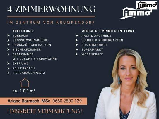 Wunderschöne neuwertige Wohnung im Zentrum von Krumpendorf !