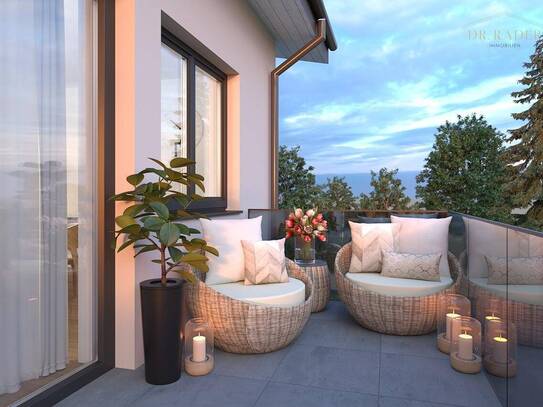 Helle Neubau-Zweizimmerwohnung mit Balkon