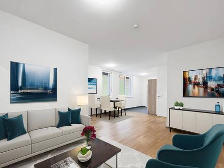 Neuwertige und barrierefreie 2-Zimmer-Wohnung mit Parkplatz im Zentrum von Ostermiething