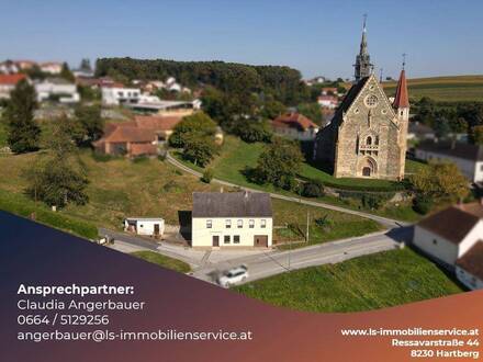 Großes Haus mit Panoramablick in der zentral gelegenen Gemeinde Mariasdorf!