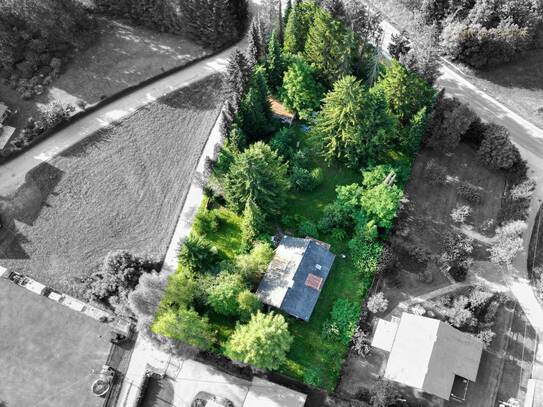 2848 m² Bauland in der Nähe des Aichwaldsees mit Altbestand zur Revitalisierung