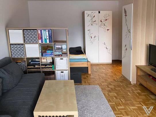 Top Lage Salzburg Süd / Herrnau: 1-Zimmer-Wohnung mit Loggia zu verkaufen