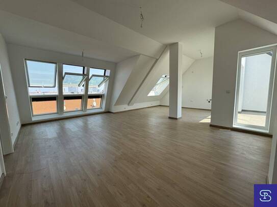 Provisionsfrei: Klimatisierter 87m² DG-Erstbezug + Terrasse im topsanierten Altbau - 1100 Wien