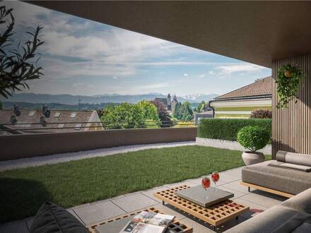 ÜBER DEN WOLKEN ... DACHGARTEN - Dachgeschoss-Wohnung im ZENTRUM von Vöcklabruck