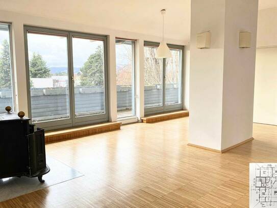 100m² Dachwohnung, sonnig, ruhige, provisionsfrei mit 2 Terrassen in Langenzersdorf