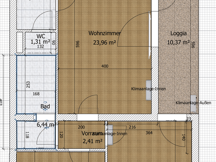 3 Zimmer Luxuswohnung, Dachgeschoss