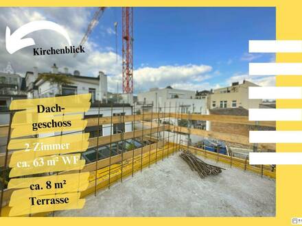 PROVISIONSFREI | Wohnen im Villenviertel | 2 Zimmer Wohnung mit Terrasse (DG) | Hügelgasse | Fertigstellung Mitte 2025…