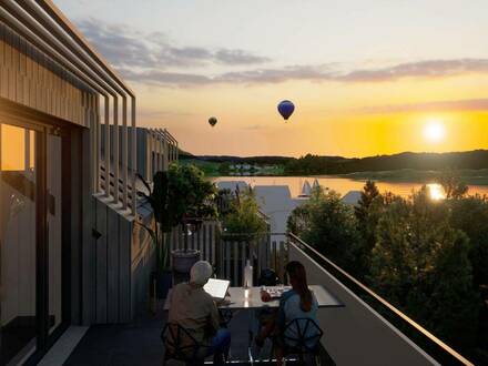 Exklusive, neue Seeblick Dachgeschoss-Wohnung am Klopeiner See mit ca. 98 m² Wohnfläche, TOP 14, DG, Haus 1