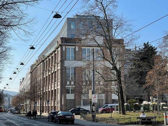 Backstein-Loft / Terrassen mit Blick über Wien