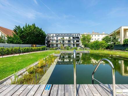 Perfekt aufgeteilte 3 - Zimmer Gartenwohnung in exklusiver Ausführung mit Schwimmteich in absoluter Ruhelage --- inkl.…