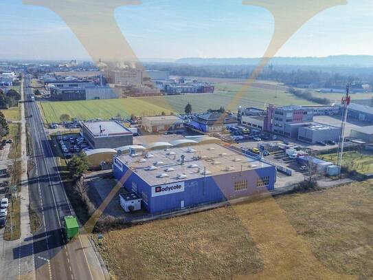 Vielseitige Lager- und Produktionshalle mit Büro in Top-Lage von Marchtrenk zu vermieten!