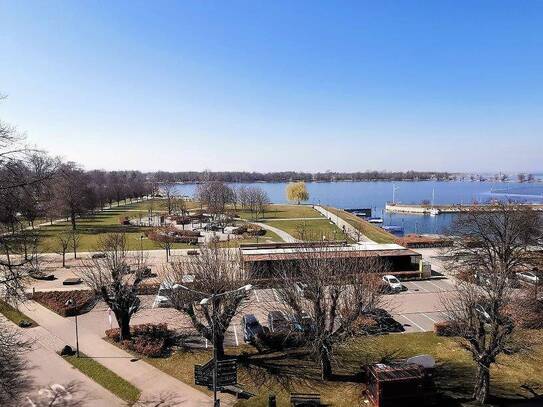 Exklusive und großzügige Wohnung am See mit toller Aussicht