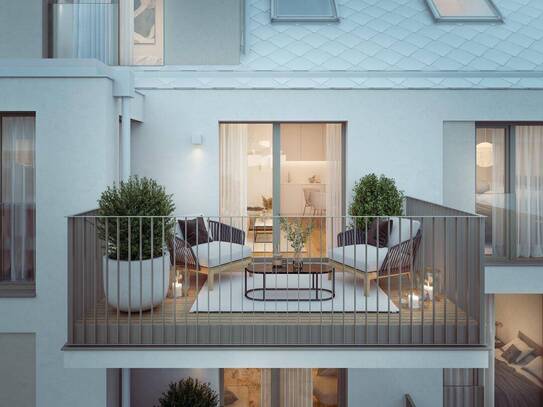 LILIE: City-Allrounder mit 3 Zimmern & Balkon in Innenhofruhelage