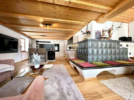 Reinkommen & Wohlfühlen - Prachtvolle Wohnung im Tiroler Stil mit Ski in / Ski out