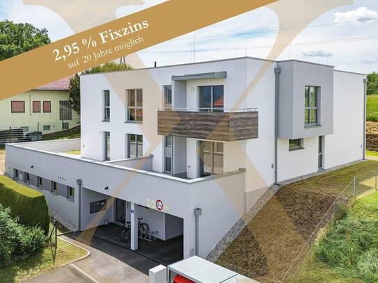 Traumhafte 4-Zimmer-Neubauwohnung mit Loggia/Terrasse und 198,51m² großem Eigengarten in Seewalchen am Attersee!