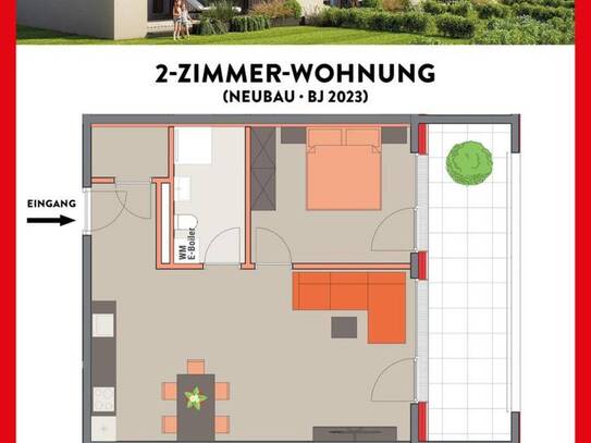 Exklusive Neubauwohnung mit unverbaubarem Festungsblick