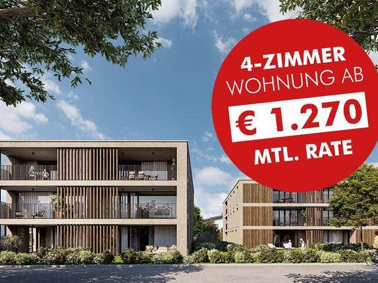 Baustart Frühjahr 2025: 4-Zimmer Terrassenwohnung mit großem Elternschlafzimmer | Wohnbauförderung (Top B04)