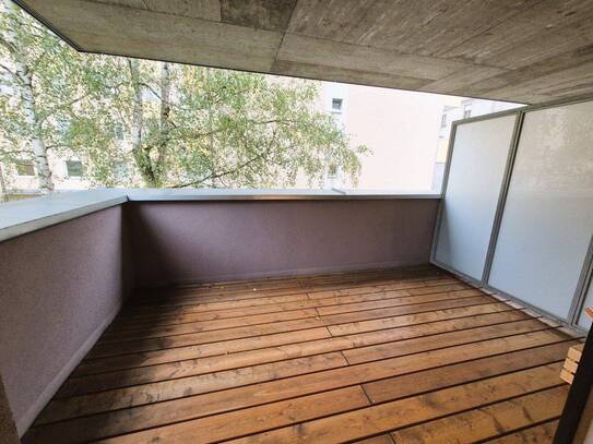 Perfekt aufgeteilte 2-Zimmer Neubauwohnung mit 12m² Balkon und TG-Platz zu vermieten!