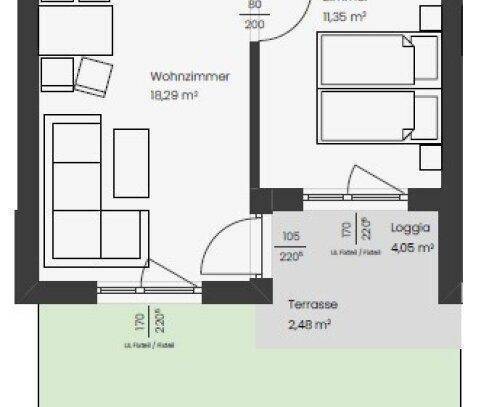 ***NEUBAUWOHNUNG: tolle 2-Zimmer-Gartenwohnung - leistbarer Neubau Nähe St.Pölten / Wohnpark Ober-Grafendorf - ökologis…