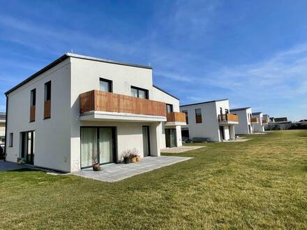 Eigenheim STATT Miete - Doppelhaus-Hälfte im Grünen - BELAGSFERTIG