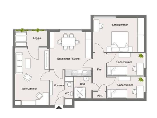 Freundliche Familienwohnung am Linzer Froschberg