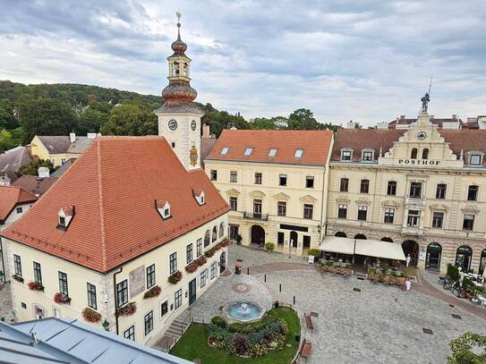 Helle DG-Büro im Zentrum von Mödling, ca. 215 m² Nutzfläche und ca. 160 m² Terrasse zu vermieten