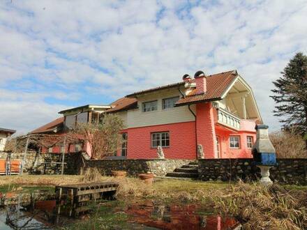 Schönes Einfamilienhaus samt Parkanlage / separates Baugrundstück - Nähe Wörthersee - Kärnten