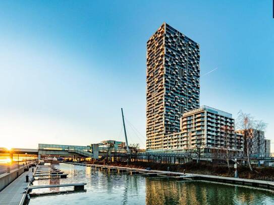 Penthouse an der Donau mit herrlichem Weitblick und großzügiger Dachterrasse!