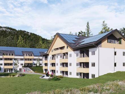 Betreuts Wohnen, barrierefreie 1,5-Zimmer-Wohnung mit Terrasse/Balkon in Großgmain