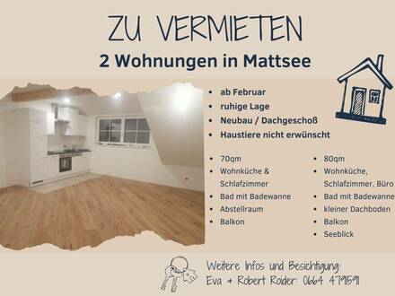 Wunderschöne 2,5 Zimmer Wohnung in Mattsee