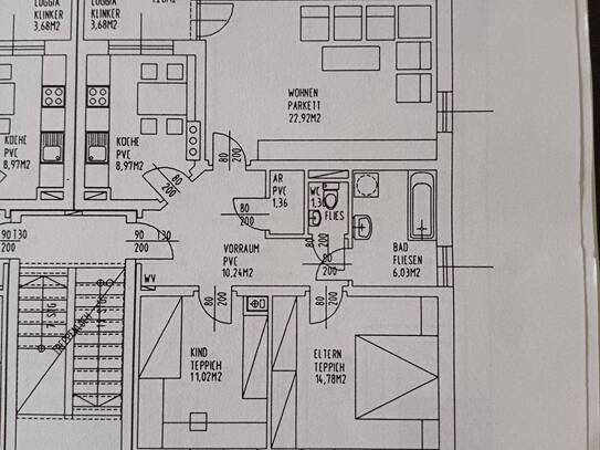 Freundliche 5-Zimmer-Wohnung mit Balkon und Einbauküche in Riedau