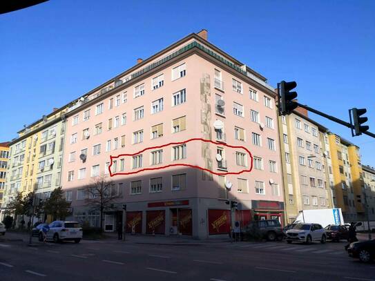 Sonnige, großzügige Wohnung in Graz gegenüber Hauptbahnhof