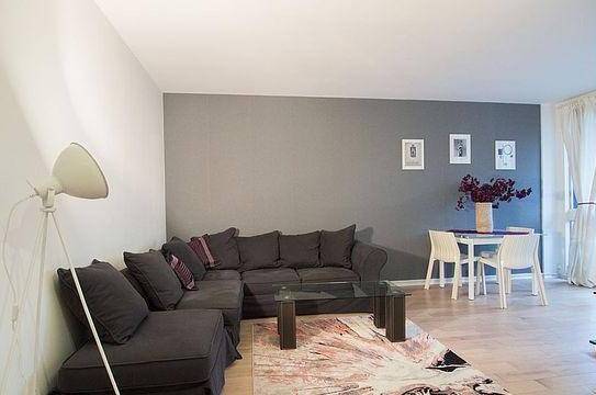 Angenehme möblierte Wohnung 1 Schlafzimmer-44m².