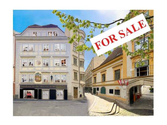 935m² Stadtpalais for sale in Schönlaterngasse 6, 1010 Vienna. Living working and leisure. Antique elevator, high-end l…