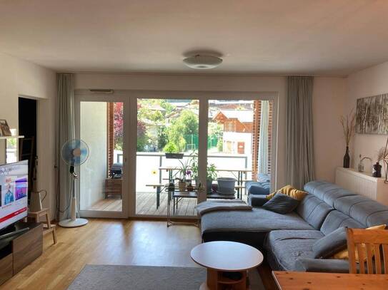 Attraktive 2-Raum-Wohnung mit EBK und Balkon in Unken, 58m²