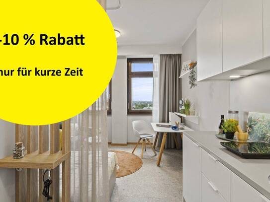 *-10 % Rabatt - nur für kurze Zeit * ALL-INCLUSIVE-LIVING * im HANS-Y - Pauschalmiete (inkl. Strom, Heizung, Internet,…