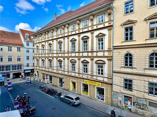 NÄHE OPERNRING : Kürzlich saniertes 5-Zimmer-Büro mit Balkon und Klimaanlage