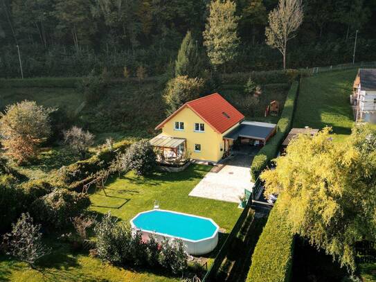 Modernes Wohnen in Graz - Traumhaftes Einfamilienhaus mit 6 Zimmern, großzügiger Terrasse & Pool