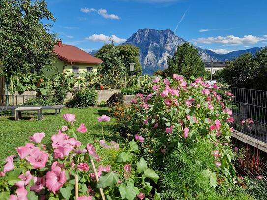 Schöne Gartenwohnung mit Traunsteinblick zur Untermiete