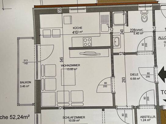 Schönes Appartement mit Balkon und EBK, ebenerdig in Gödnach