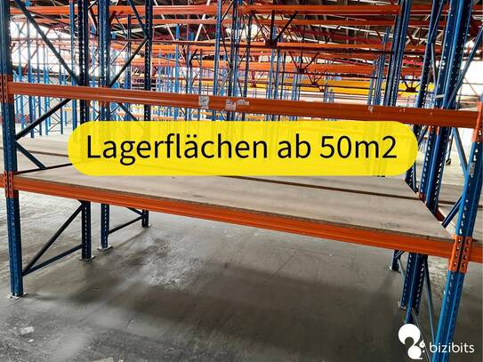 Lagerhalle ab 50m² bis 1300m² Lagerfläche mieten