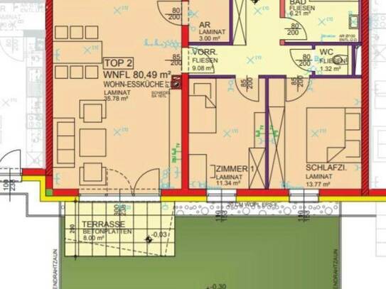 Suche Nachmieter für helle 80m² Wohnung mit Garten