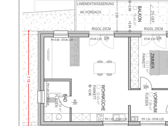 Zwei Zimmer Wohnung